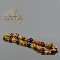 Amber necklace 50 cm long